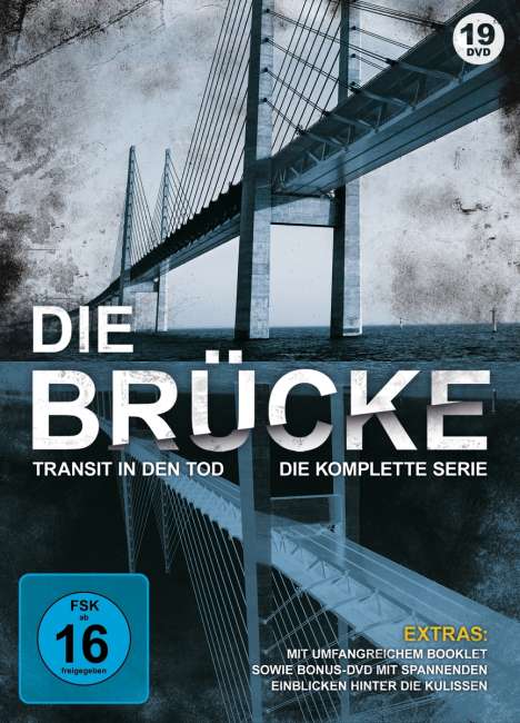 Die Brücke - Transit in den Tod (Komplette Serie), 20 DVDs