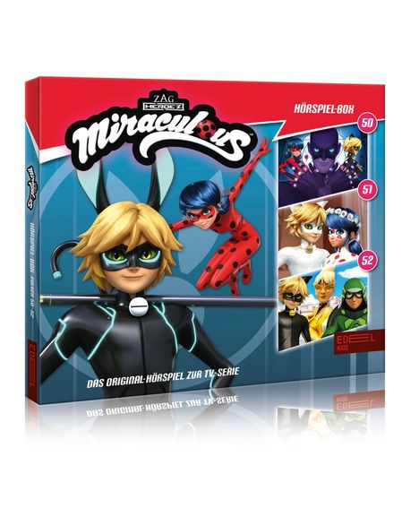 Miraculous Hörspiel-Box (Folge 50-52), 3 CDs