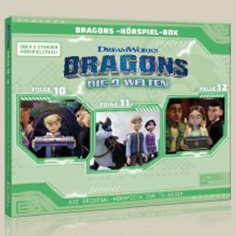 Dragons - Die 9 Welten Hörspiel-Box (Folge 10-12), 3 CDs