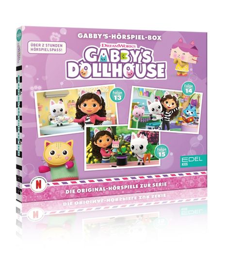 Gabby's Dollhouse Hörspiel-Box (Folge 13-15), 3 CDs