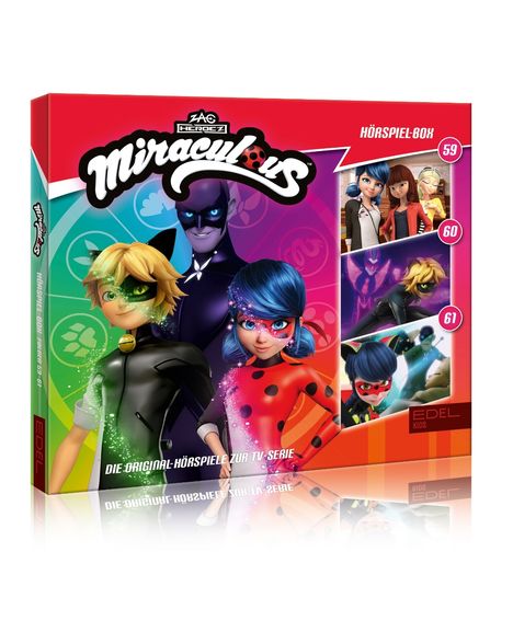 Miraculous Hörspiel-Box (Folge 59-61), 3 CDs