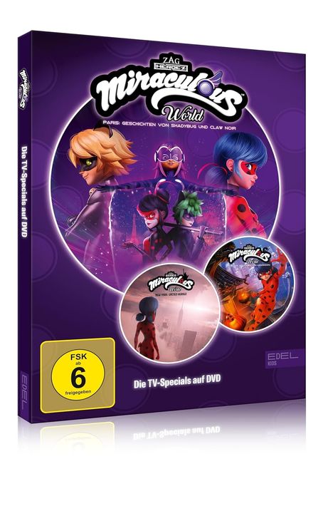 Miraculous - DVD-Box zu den TV-Specials, 3 DVDs