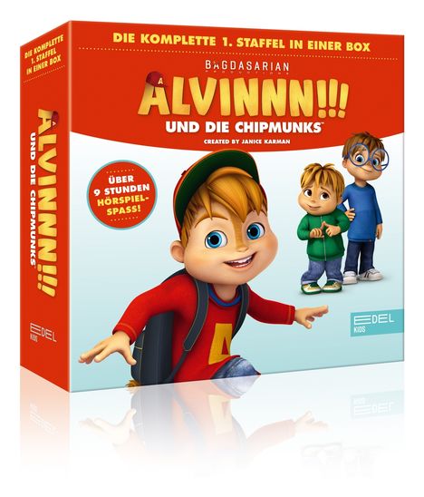 Alvinnn!!! und die Chipmunks Staffelbox 1 (Folge 1-52), 13 CDs