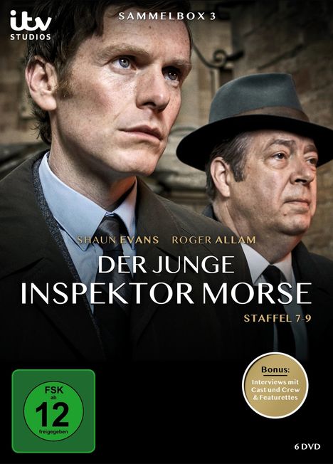 Der junge Inspektor Morse Sammelbox 3 (7-9), 6 DVDs