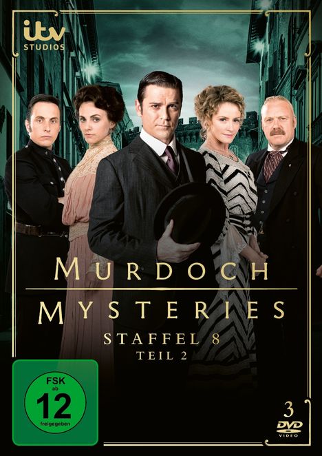 Murdoch Mysteries Staffel 8 Teil 2, 3 DVDs
