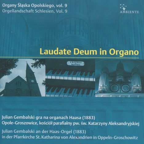 Julian Gembalski - Laudate Deum in Organo, CD