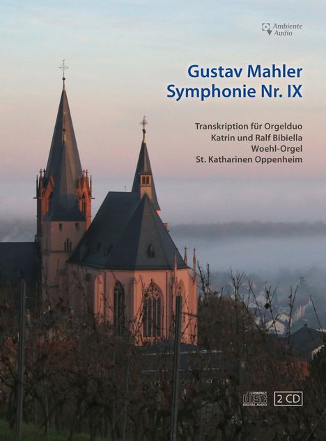 Gustav Mahler (1860-1911): Symphonie Nr.9 (arrangiert für Orgel 4-händig), 2 CDs