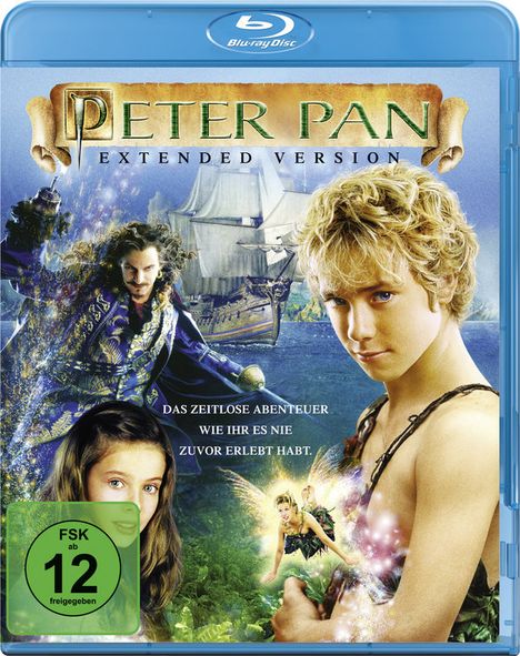 Peter Pan (Extended Version) (Blu-ray), Blu-ray Disc