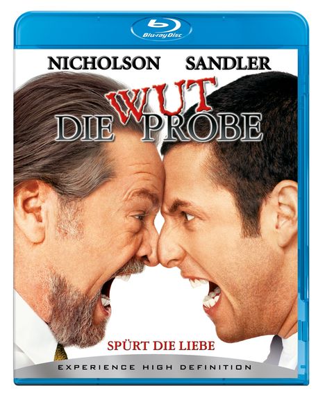 Die Wutprobe (Blu-ray), Blu-ray Disc