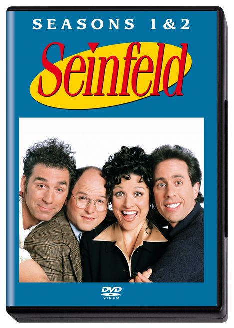 Seinfeld Season 1 &amp; 2, 4 DVDs
