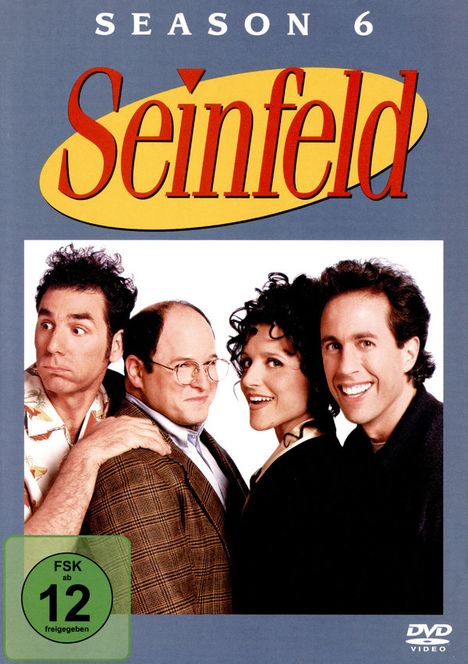Seinfeld Season 6, 4 DVDs