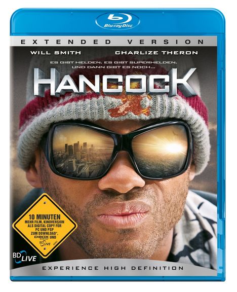 Hancock (Extended Version) (Blu-ray), Blu-ray Disc