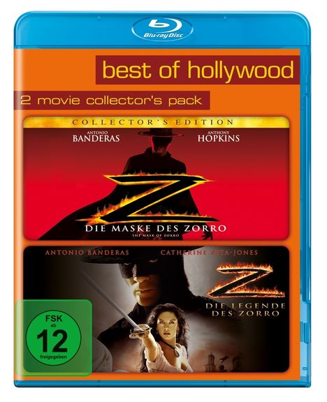 Die Maske des Zorro + Die Legende des Zorro (Blu-ray), 2 Blu-ray Discs