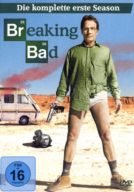 Breaking Bad Season 1, 3 DVDs