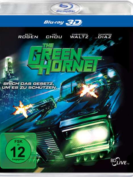 The Green Hornet 3D (Blu-ray), Blu-ray Disc