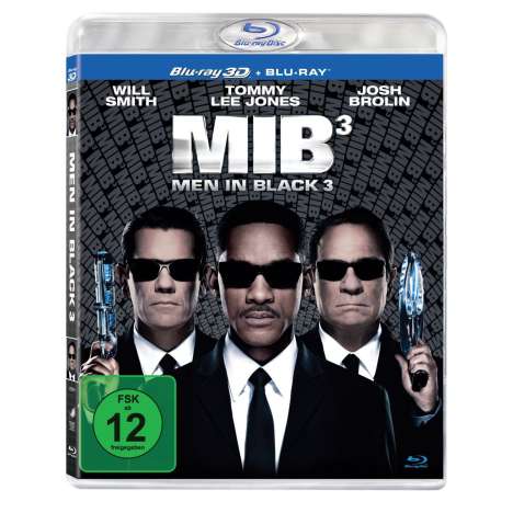 Men in Black 3 (2D &amp; 3D Blu-ray), 2 Blu-ray Discs
