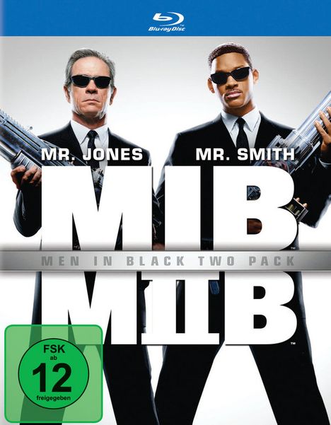 Men in Black 1 &amp; 2 (Blu-ray), 2 Blu-ray Discs
