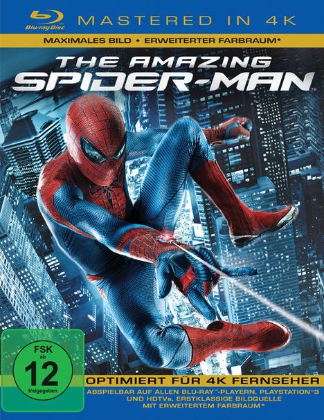 The Amazing Spider-Man (Blu-ray Mastered in 4K), Blu-ray Disc