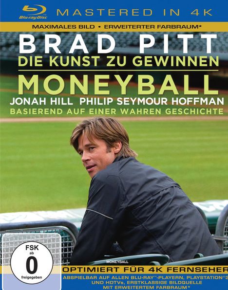 Moneyball (Blu-ray Mastered in 4K), Blu-ray Disc