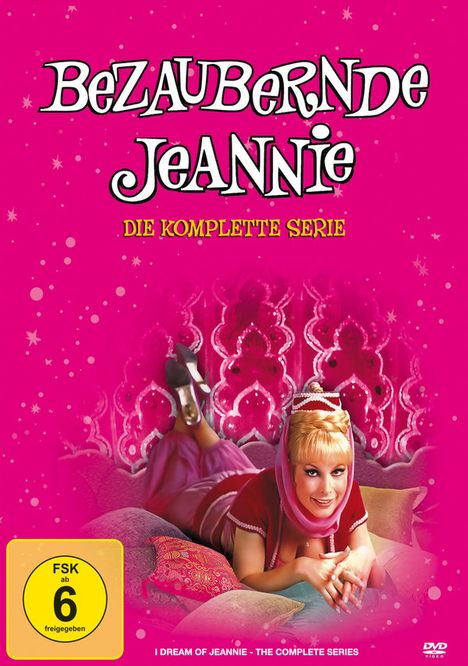 Bezaubernde Jeannie Season 1-5 (Komplette Serie), 20 DVDs