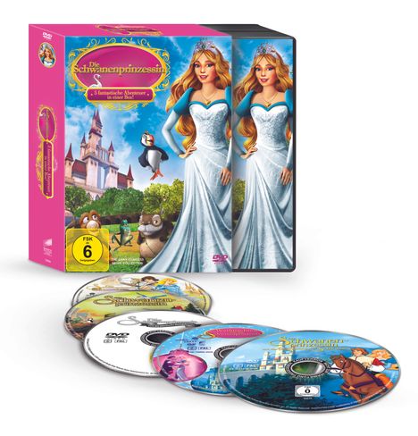 Die Schwanenprinzessin (Gesamtbox), 5 DVDs