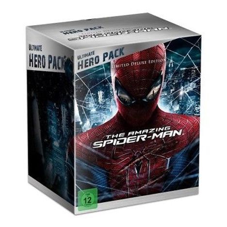 The Amazing Spider-Man (Ultimate Hero Pack mit Figur) (2D &amp; 3D Blu-ray im Steelbook), 2 Blu-ray Discs
