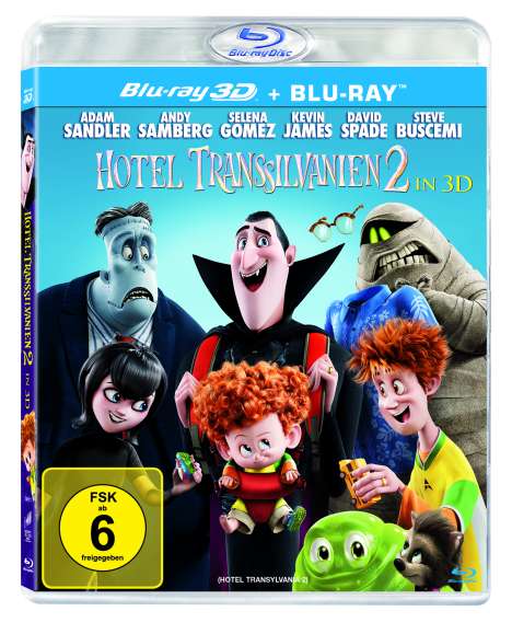 Hotel Transsilvanien 2 (3D &amp; 2D Blu-ray), 2 Blu-ray Discs