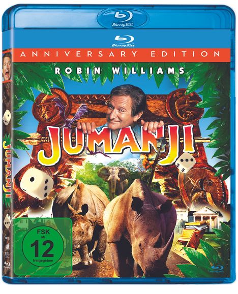 Jumanji (Anniversary Edition) (Blu-ray), Blu-ray Disc