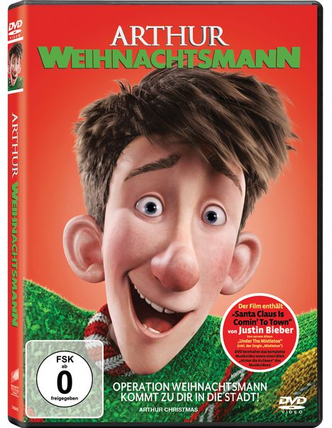 Arthur Weihnachtsmann, DVD