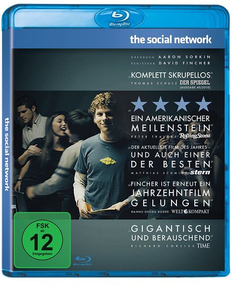 The Social Network (Blu-ray), Blu-ray Disc