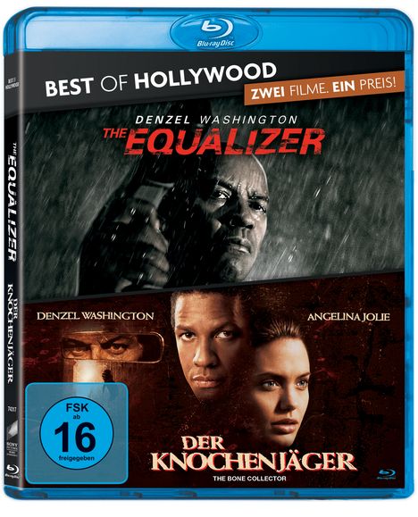 The Equalizer / Der Knochenjäger (Blu-ray), 2 Blu-ray Discs