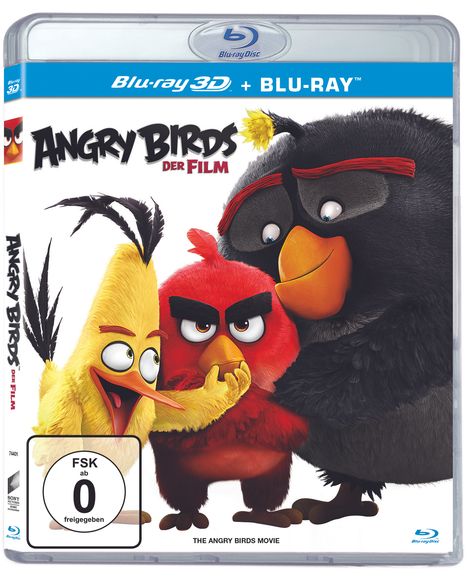 Angry Birds - Der Film (3D &amp; 2D Blu-ray), 2 Blu-ray Discs