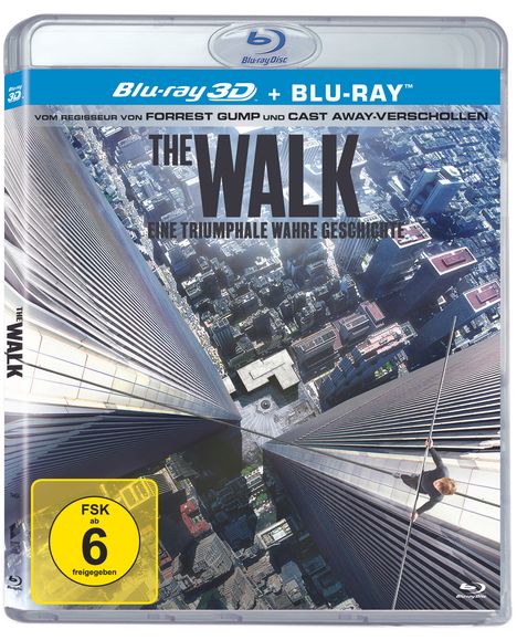 The Walk (3D &amp; 2D Blu-ray), 2 Blu-ray Discs