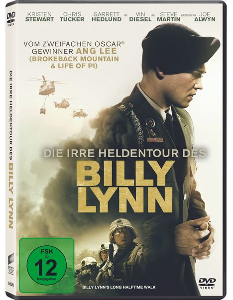 Die irre Heldentour des Billy Lynn, DVD