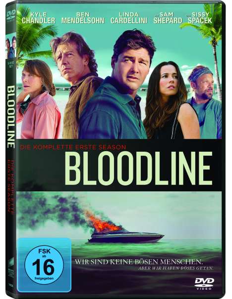 Bloodline Season 1, 5 DVDs