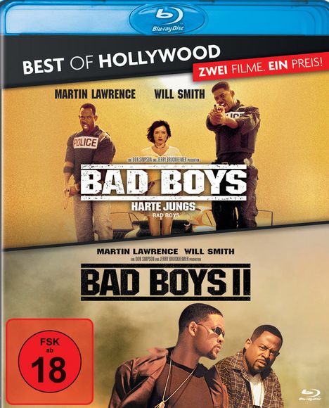 Bad Boys - Harte Jungs / Bad Boys 2 (Blu-ray), 2 Blu-ray Discs