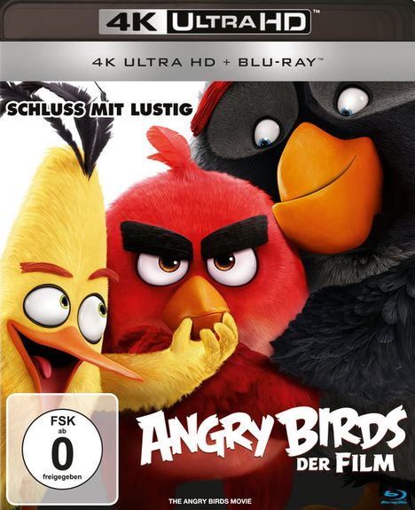 Angry Birds - Der Film (Ultra HD Blu-ray &amp; Blu-ray), 1 Ultra HD Blu-ray und 1 Blu-ray Disc