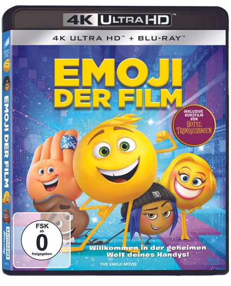 Emoji - Der Film (Ultra HD Blu-ray &amp; Blu-ray), 1 Ultra HD Blu-ray und 1 Blu-ray Disc