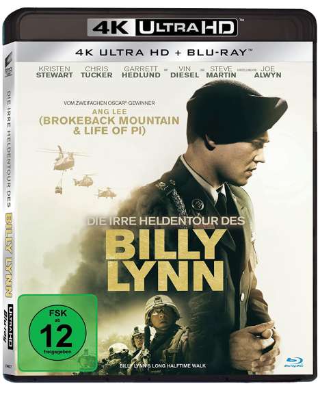 Die irre Heldentour des Billy Lynn (Ultra HD Blu-ray &amp; Blu-ray), 1 Ultra HD Blu-ray und 1 Blu-ray Disc