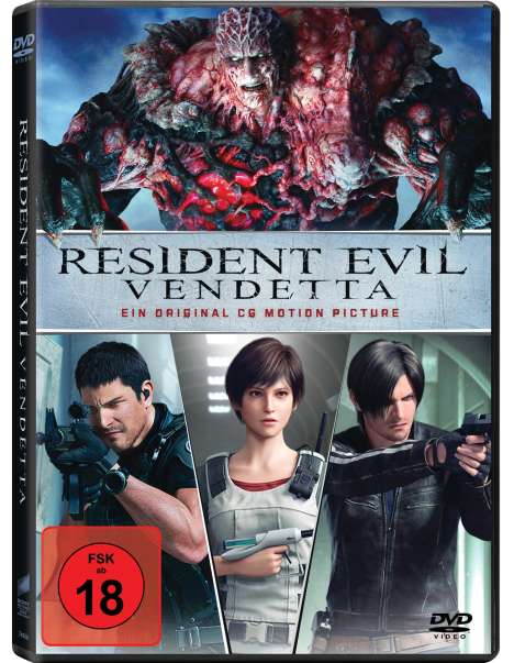 Resident Evil: Vendetta, DVD