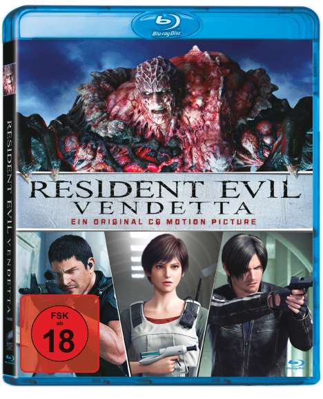 Resident Evil: Vendetta (Blu-ray), Blu-ray Disc