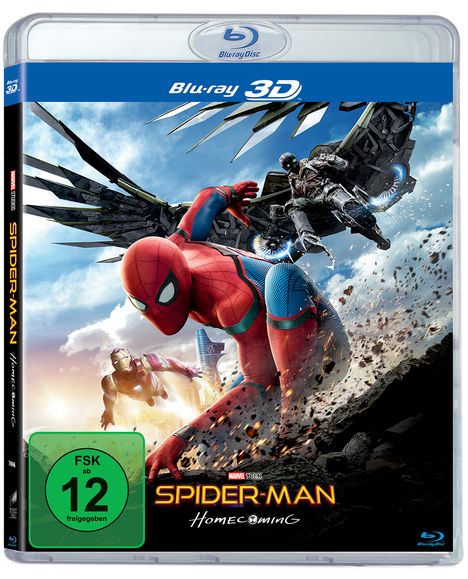 Spider-Man: Homecoming (3D &amp; 2D Blu-ray), 2 Blu-ray Discs