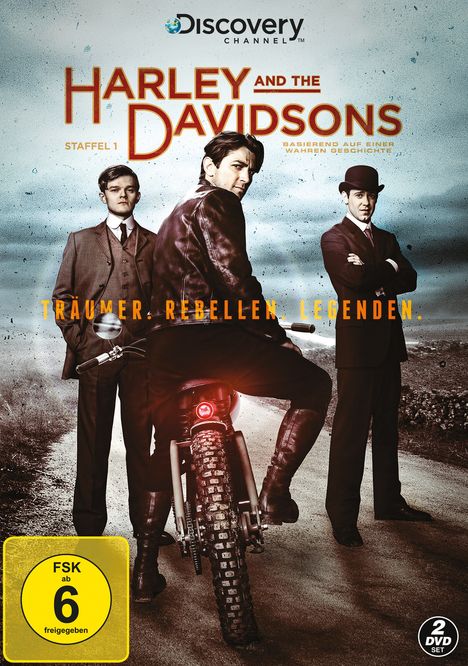 Harley &amp; The Davidsons Staffel 1, 2 DVDs