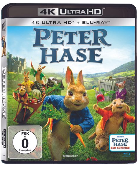 Peter Hase (Ultra HD Blu-ray &amp; Blu-ray), 1 Ultra HD Blu-ray und 1 Blu-ray Disc