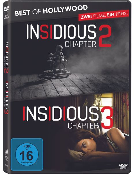 Insidious: Chapter 2 / Insidious: Chapter 3, 2 DVDs