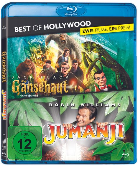Gänsehaut / Jumanji (Blu-ray), 2 Blu-ray Discs