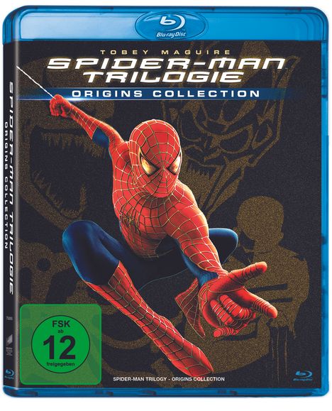 Spider-Man Trilogie (Blu-ray), 3 Blu-ray Discs