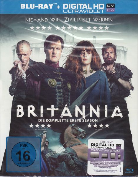 Britannia Staffel 1 (Blu-ray), 3 Blu-ray Discs
