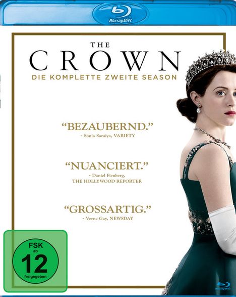 The Crown Staffel 2 (Blu-ray), 4 Blu-ray Discs