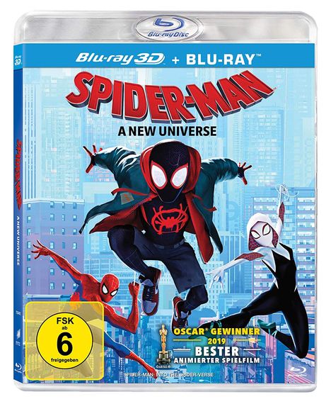 Spider-Man: A New Universe (3D &amp; 2D Blu-ray), 2 Blu-ray Discs